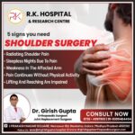Are you suffering from shoulder pain - R. K. Hospital and Research Center Indore